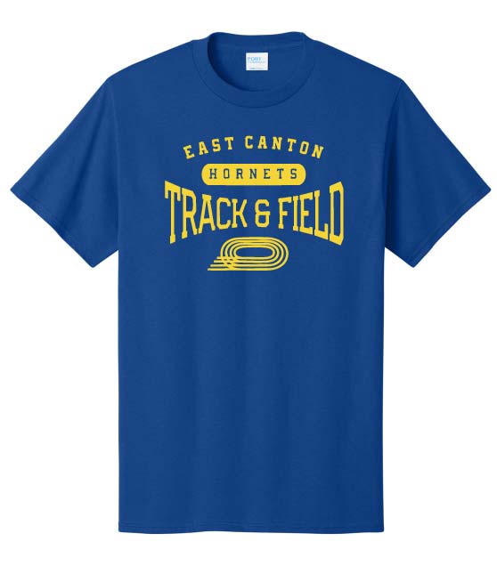 EC Track & Field Cotton T-Shirt - True Royal