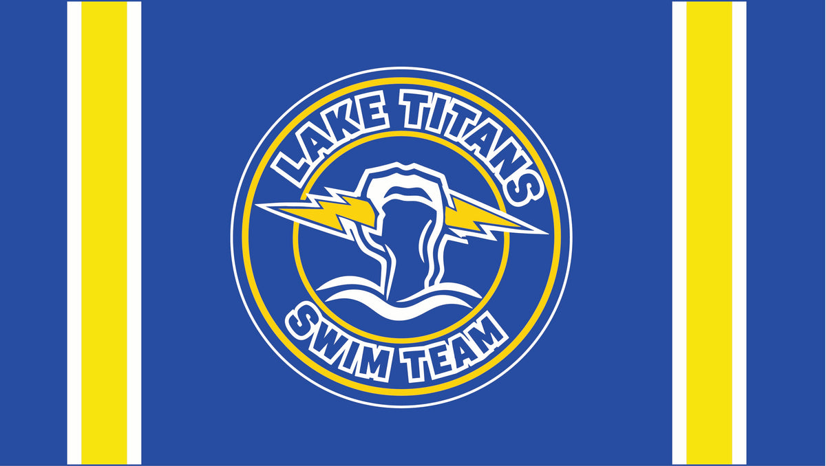 Lake Titans Swim Team Beach Towel