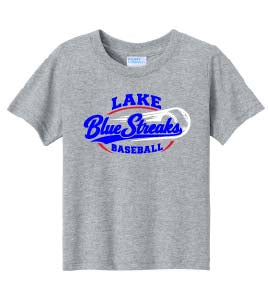 Canes 8u Toddler Cotton T-Shirt - Athletic Grey