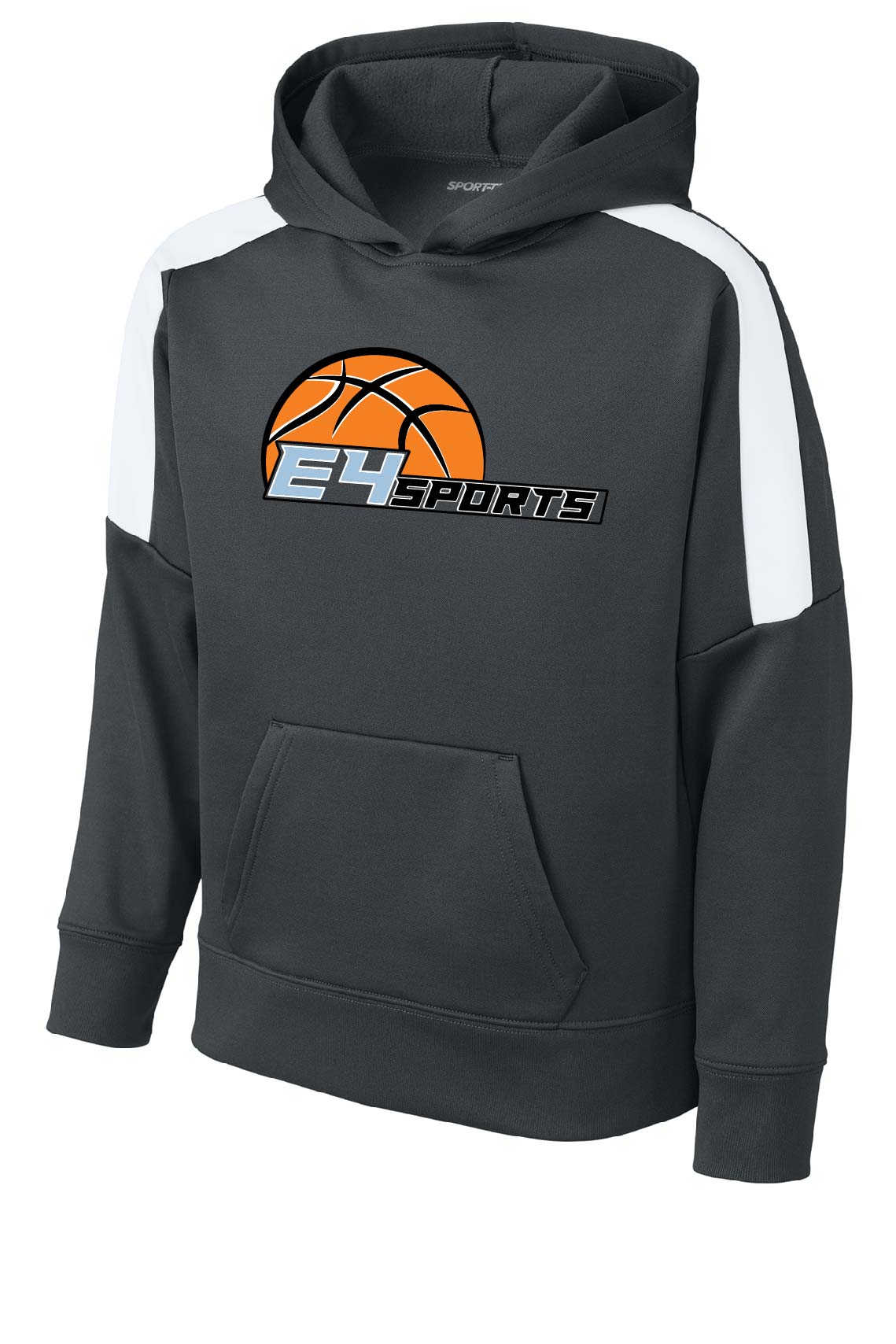 E4 Sports (Carolina Blue) Basketball Youth Performance Hoodie