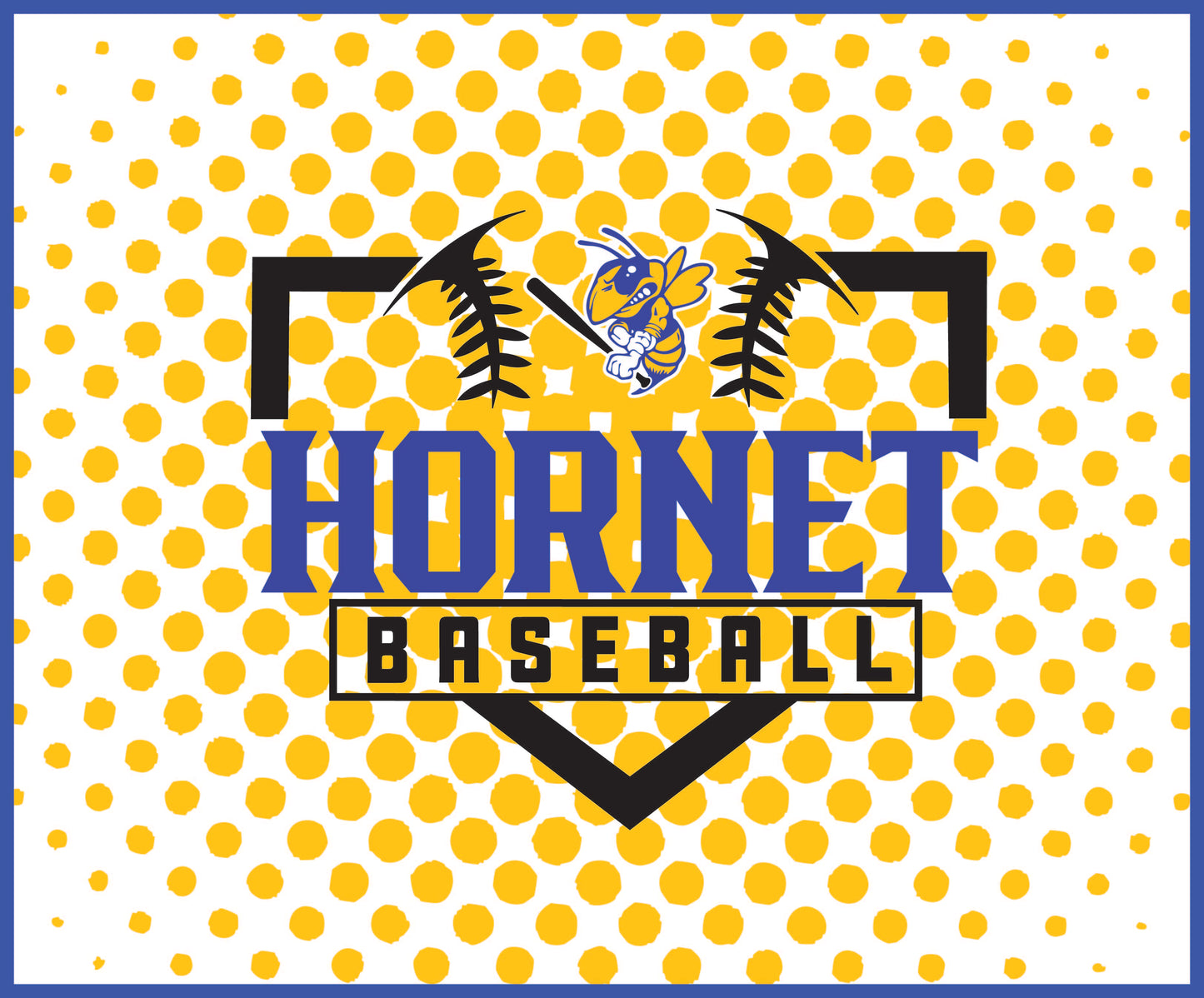 East Canton Hornets Baseball Fleece Blanket