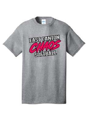 East Canton Chaos Cotton T-Shirt - Athletic Grey