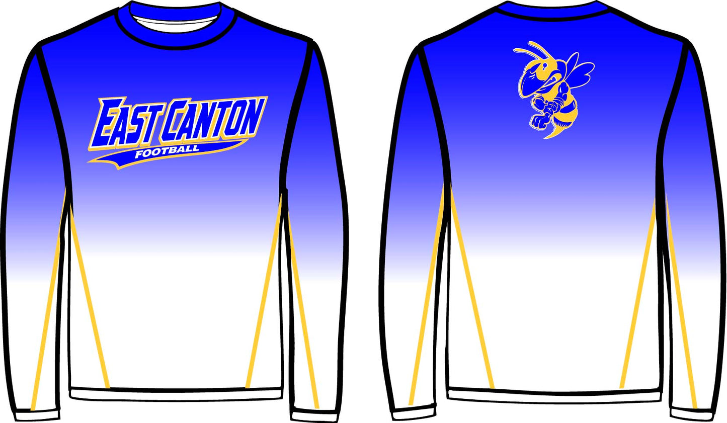 East Canton Football Coaches Performance Long Sleeve Shirt