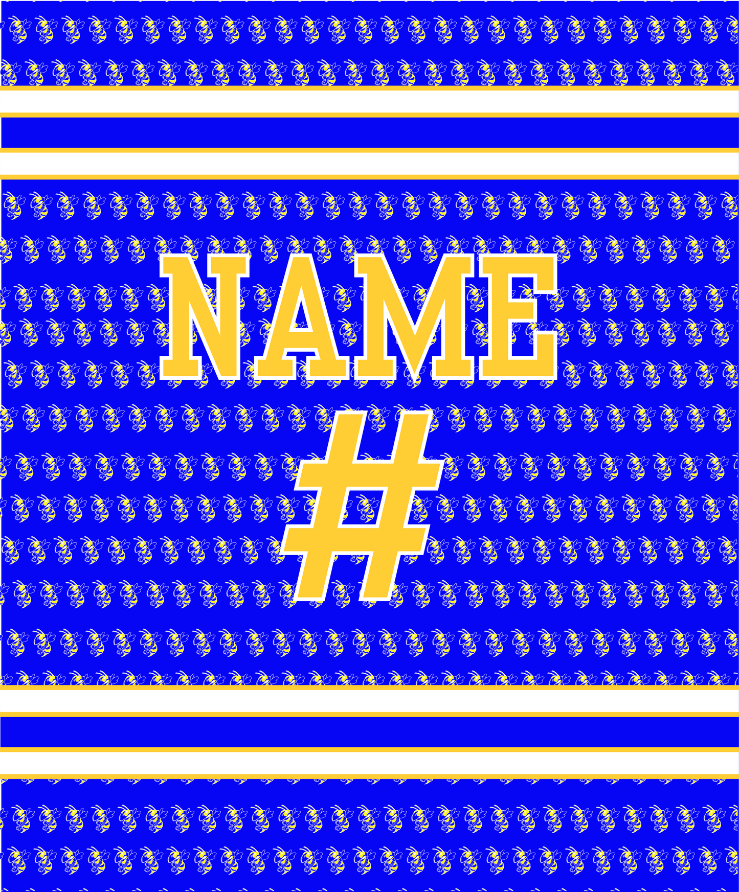 East Canton Hornets Baseball Fleece Blanket - CUSTOM