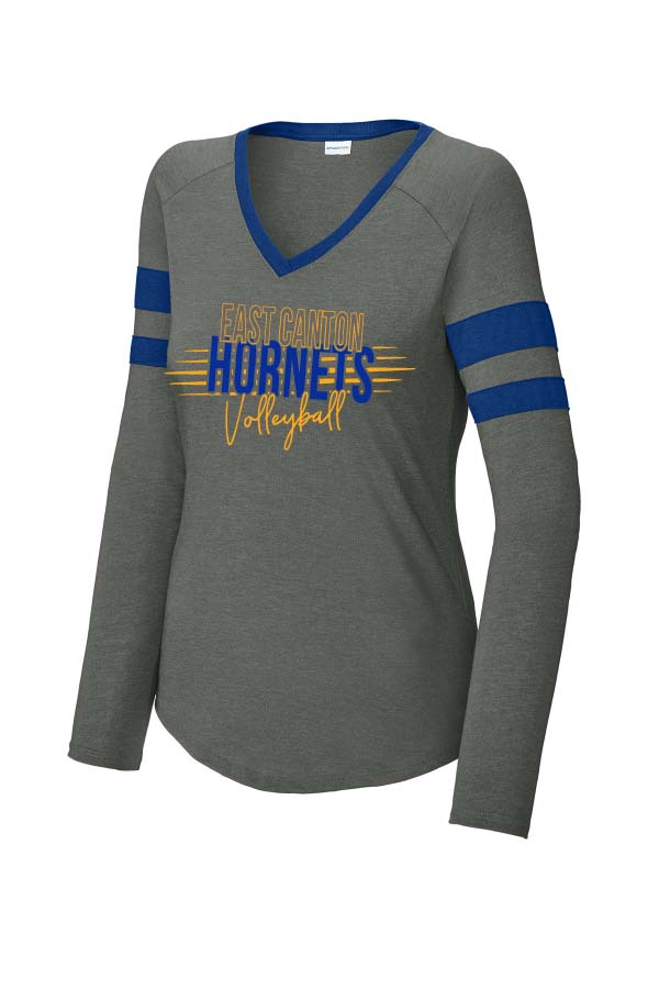 EC Hornets Volleyball Womens Long Sleeve Tee