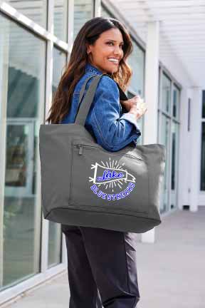 Lake "Flag" LARGE Tote Bag - Grey