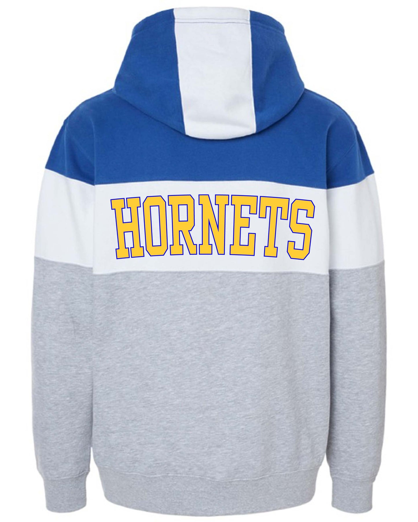 East Canton Hornets Unisex Adult Hoodie - Royal/White