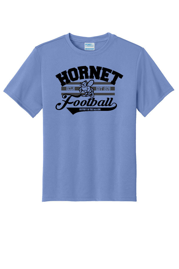 *NEW* East Canton THROWBACK GAME Short Sleeve Dri-Fit T-Shirt with Dye Sublimation Print - BABY BLUE