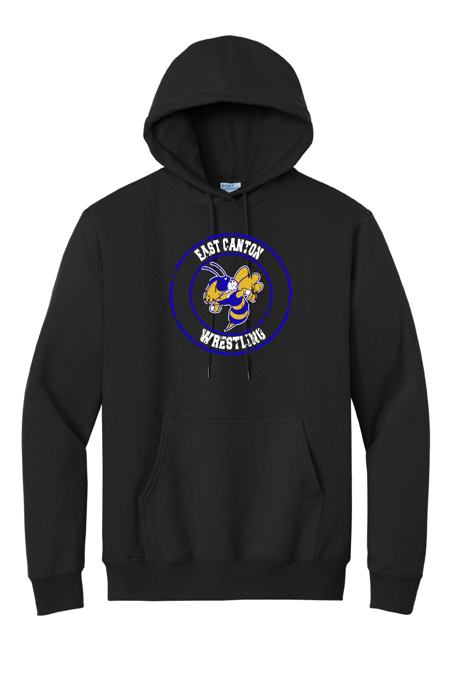 Hornets Wrestling Adult Hoodie - Black