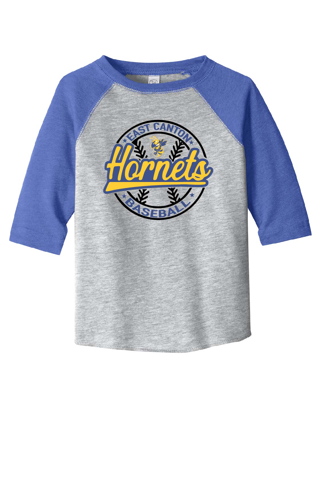 Hornets Baseball Toddler Baseball 3/4 Sleeve Tee