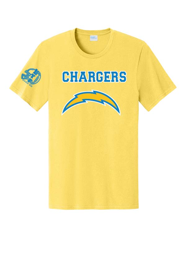 Lake Youth Flag Football Cotton T-Shirt - Chargers