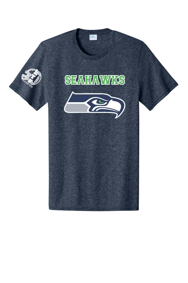Lake Youth Flag Football Cotton T-Shirt - Seahawks