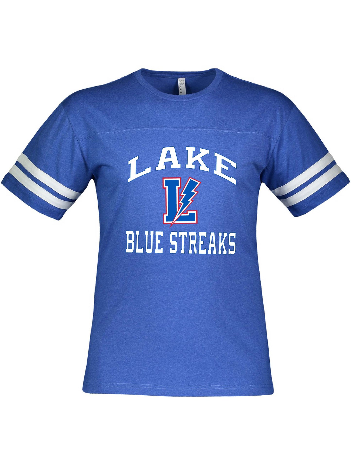 Lake "Football Jersey" Unisex Tee - Vintage Royal