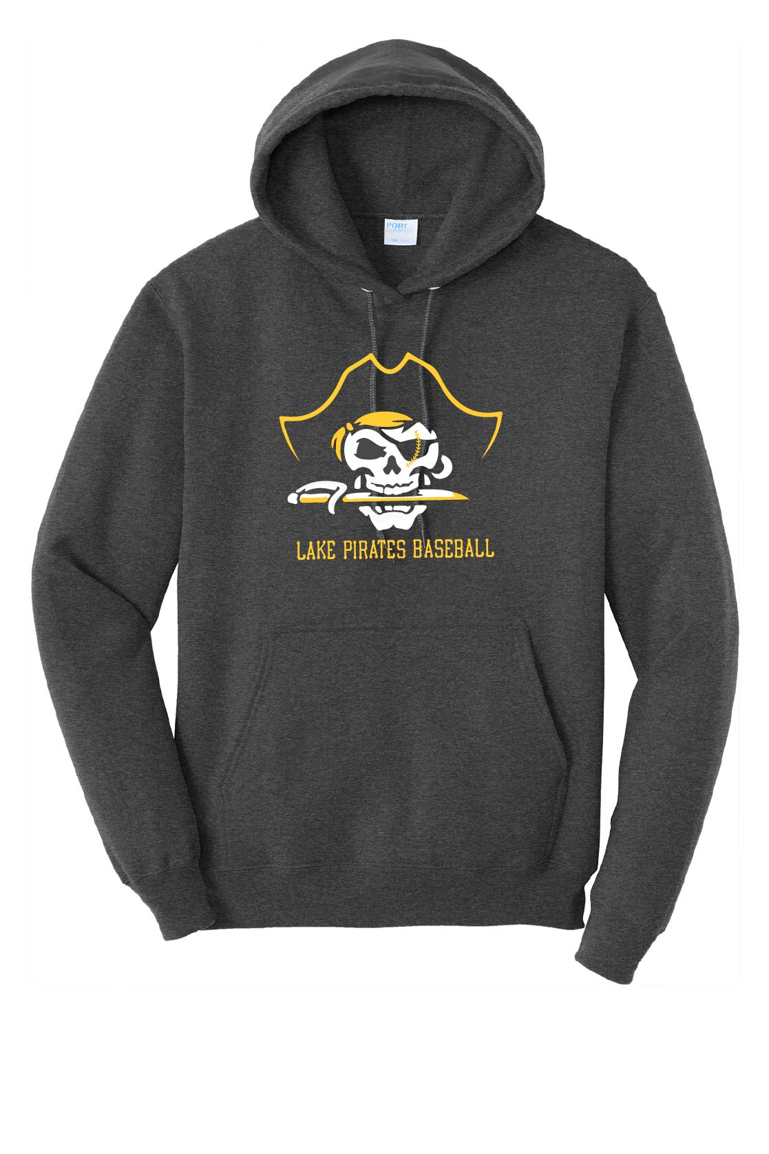 LAKE Pirates Baseball Adult (Unisex) Cotton Hoodie