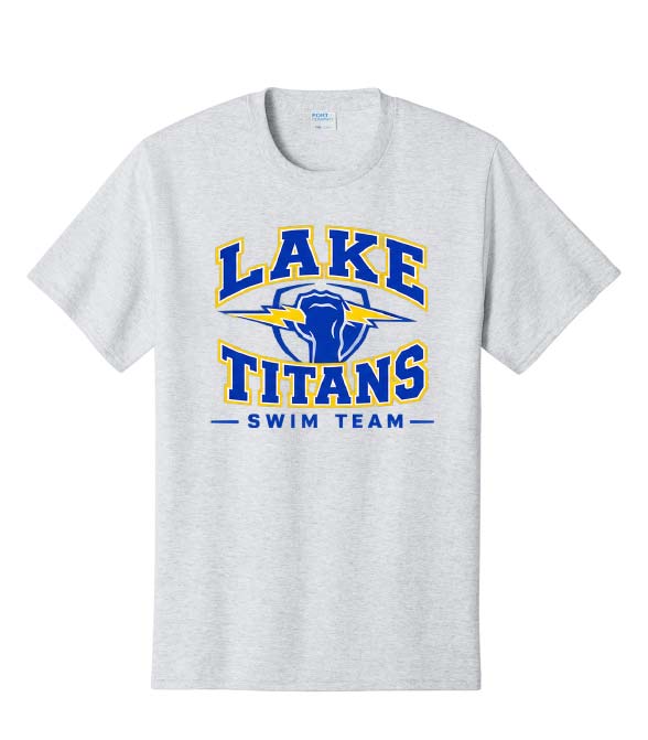 Lake Titans Cotton Tee - Ash Grey