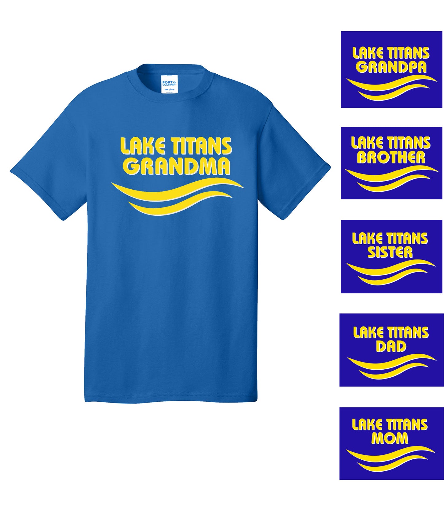 *NEW* Lake Titans "FAMILY" T-Shirt - Royal