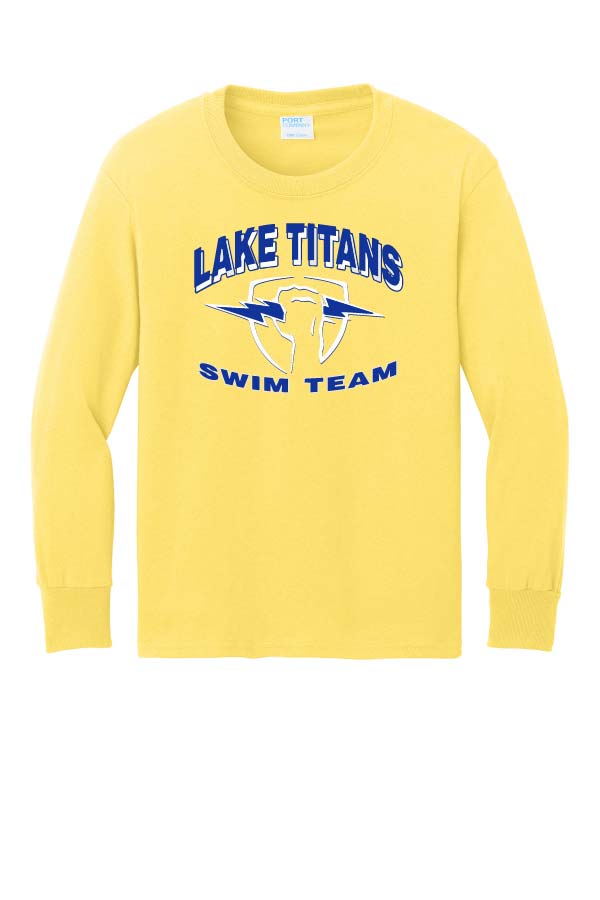 *NEW* Lake Titans Long Sleeve T-Shirt - Yellow