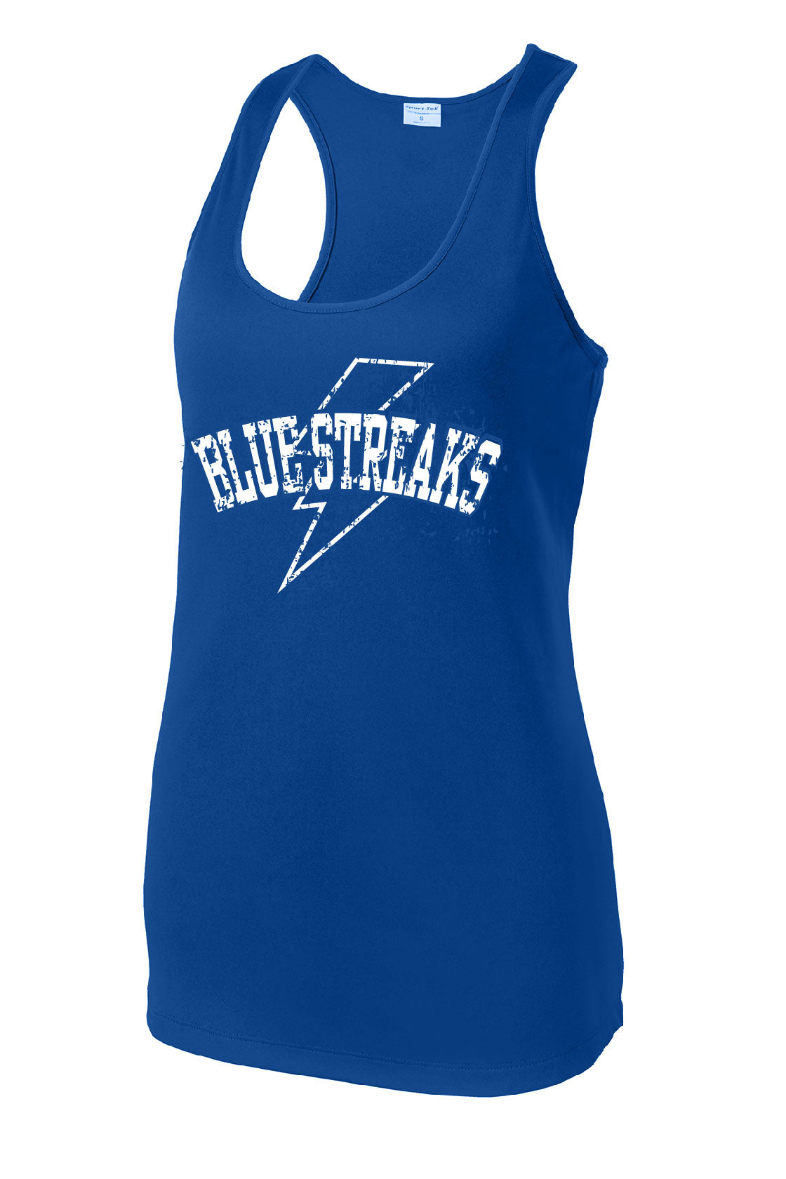 Royal DRI FIT - Lake Blue Streaks Womens Tank