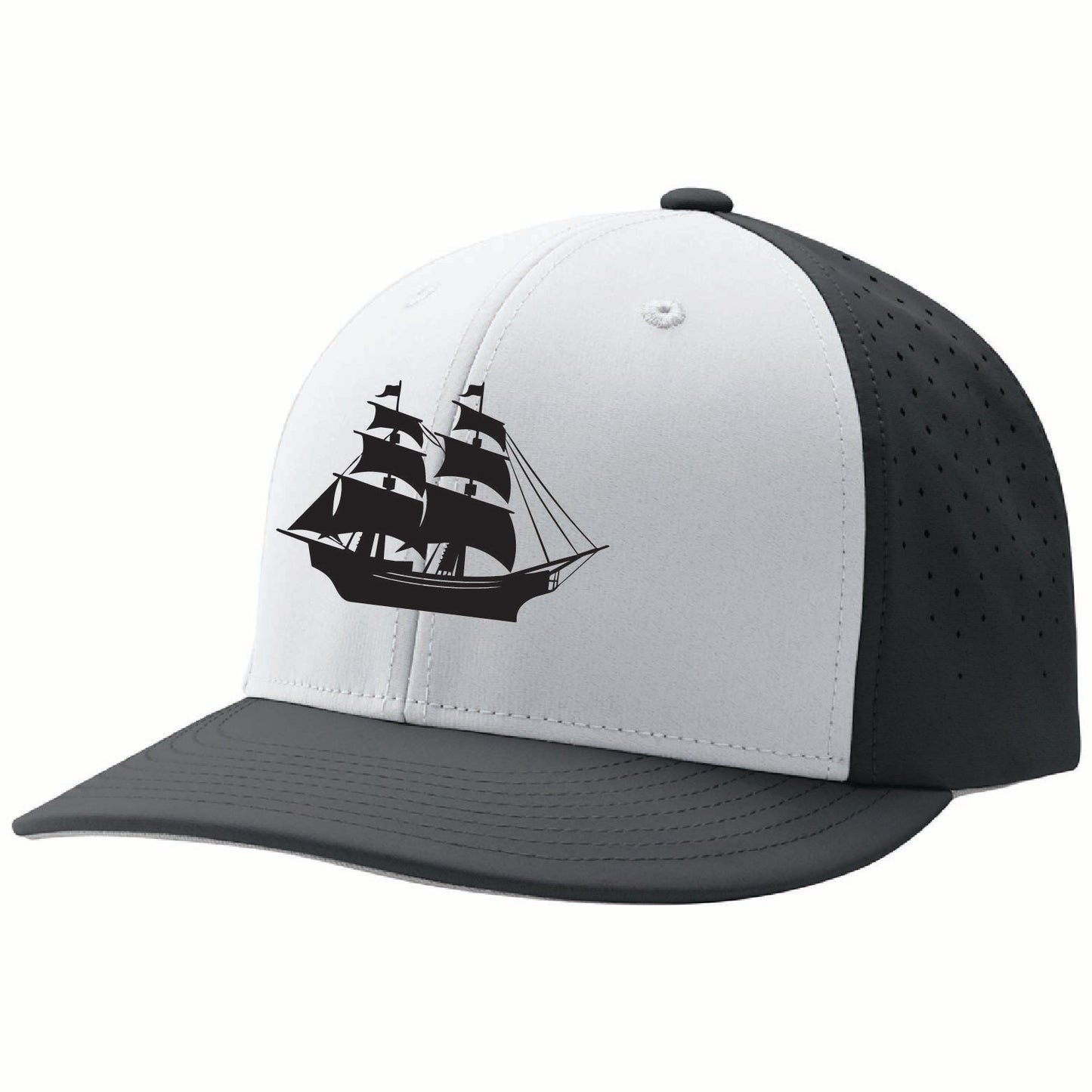 Champro Black/White Pirates Ship Hat - Fitted