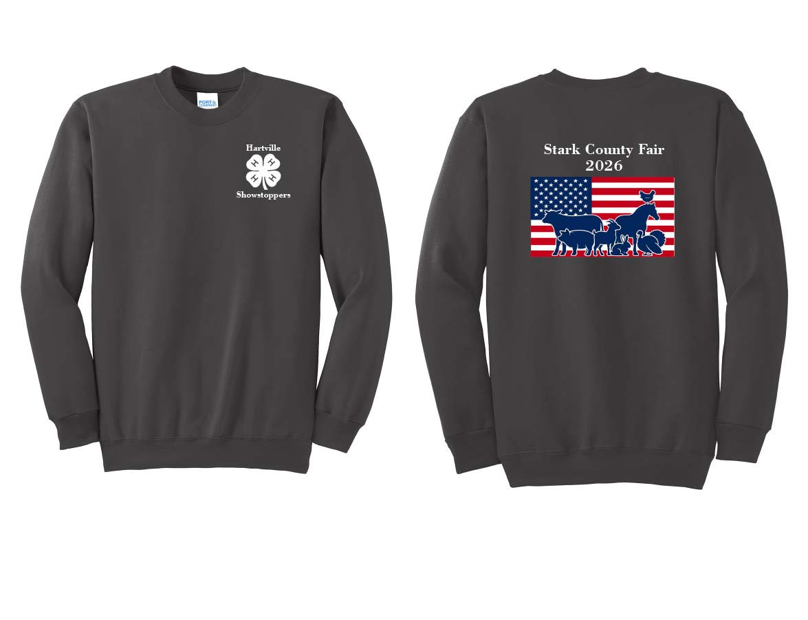 Hartville Showstoppers Crewneck Sweatshirt - Charcoal Grey