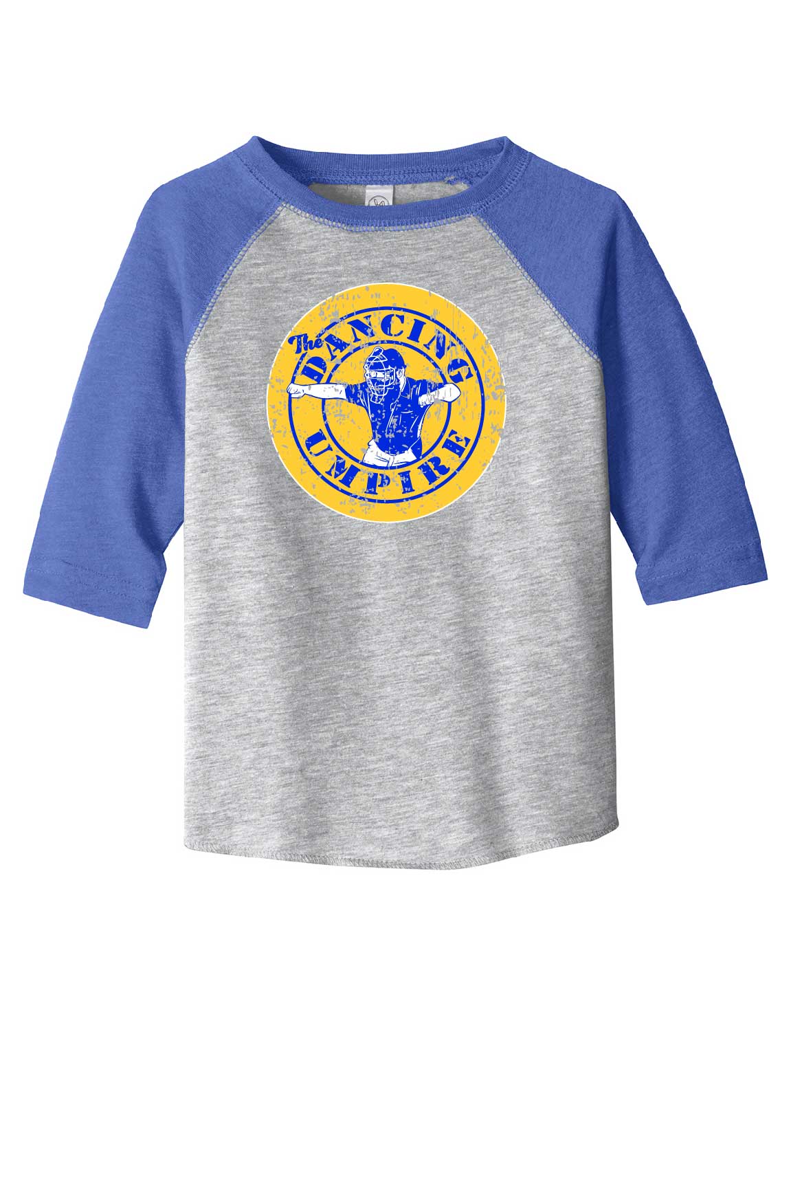 The Dancing Umpire Toddler 3/4 Sleeve Baseball Shirt