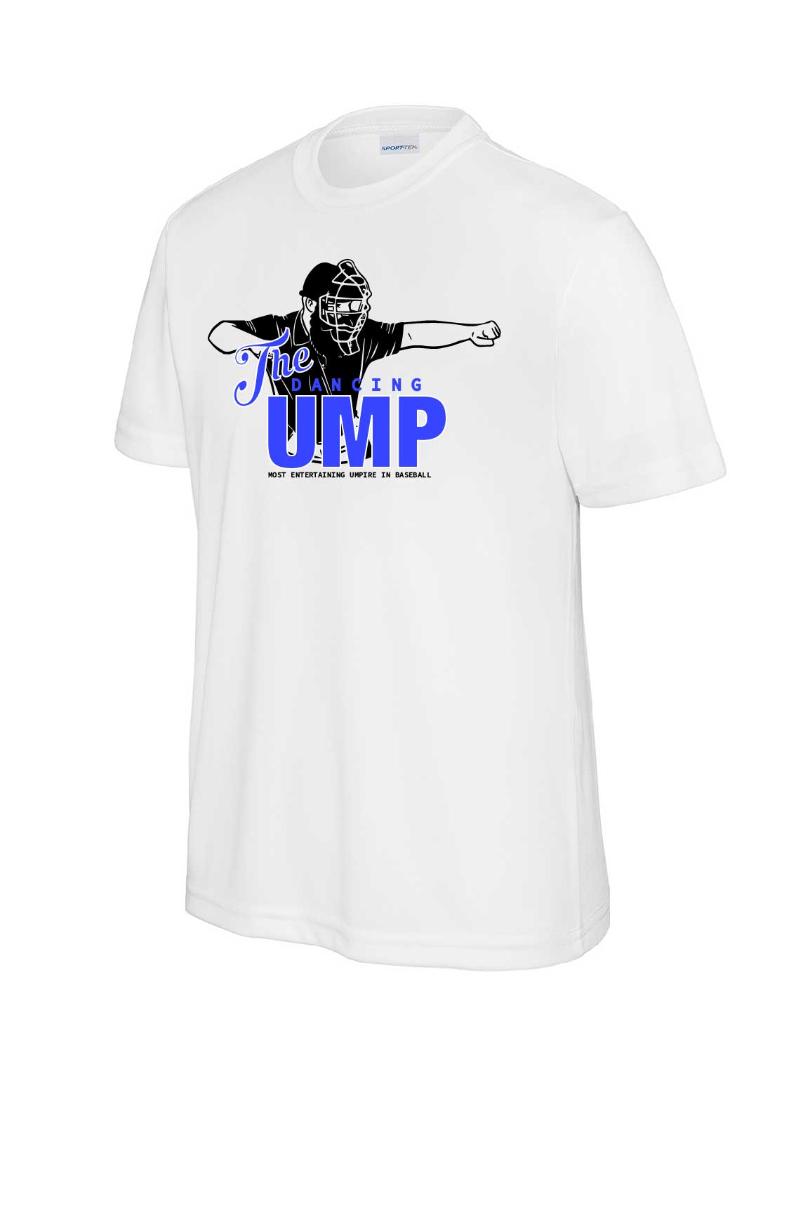 The Dancing Umpire Adult Dri-Fit T-Shirt - White