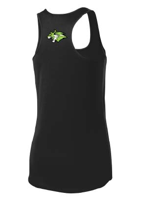 Warkats Baseball Womens Performance Tank - Black