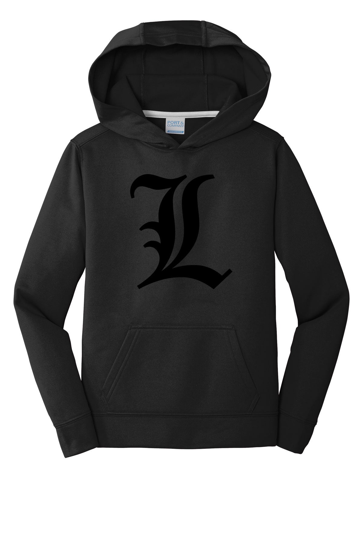 LYB Youth Blacked Out Performance Hoodie