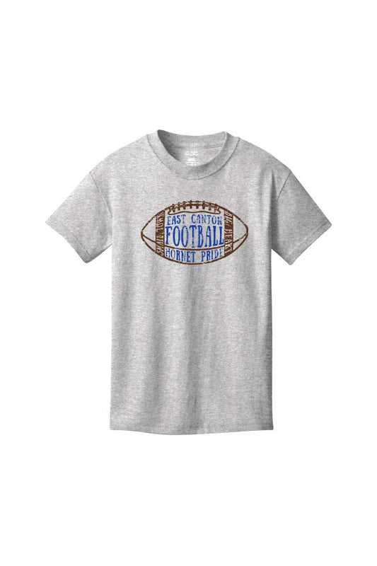 EC Hornets Football Adult (Unisex) Cotton T-Shirt - Ash Grey