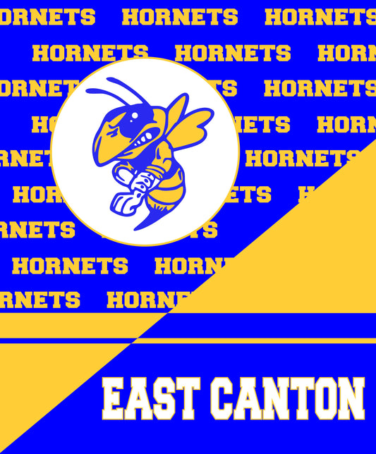 East Canton Hornets Fleece Blanket