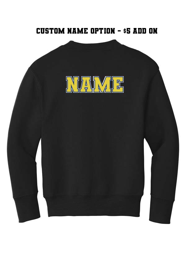 EC Hornets Baseball Crew Neck Sweatshirt - Black