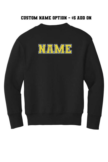 EC Hornets Baseball Crew Neck Sweatshirt - Black