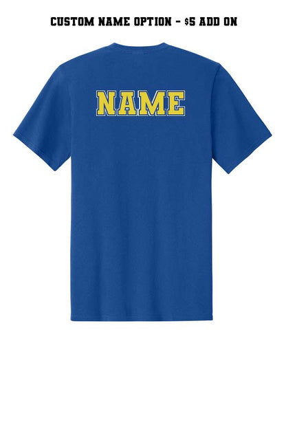 EC Hornets Baseballl Cotton T-Shirt - True Royal