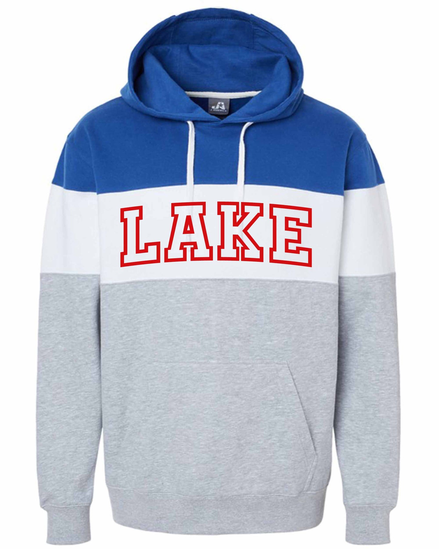 Lake Unisex Adult Hoodie - Royal/White