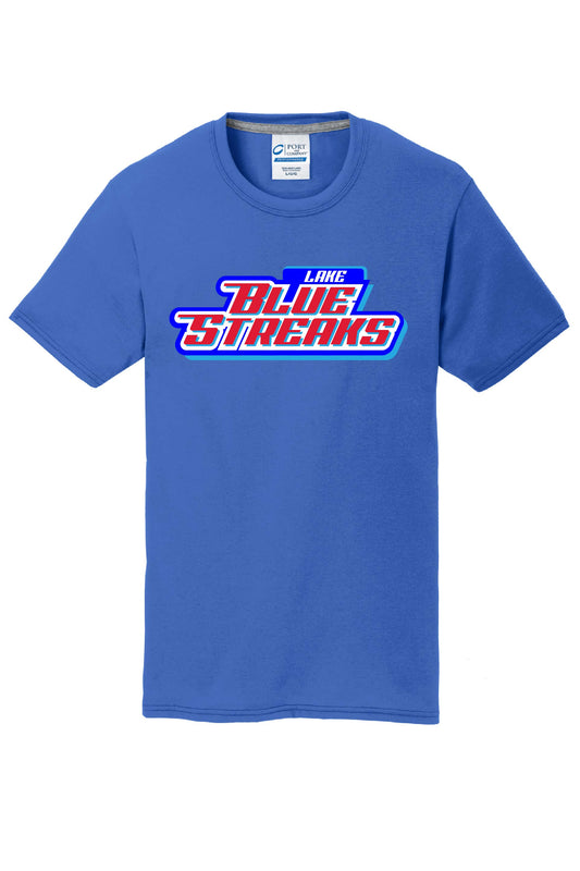 Lake "Rocket Pop" Cotton Tee - Heathered Royal
