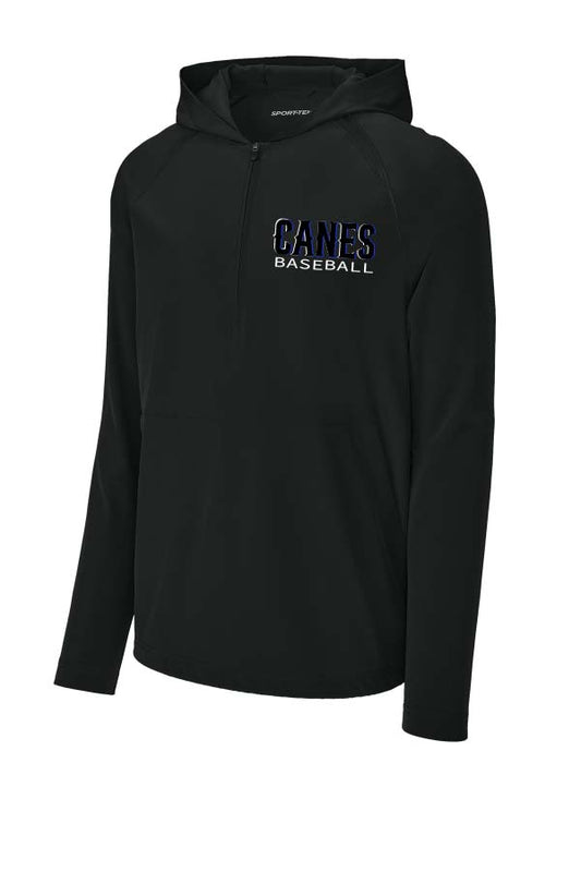 LYB Canes BLUE Adult Long Sleeve Cage Jacket - Black