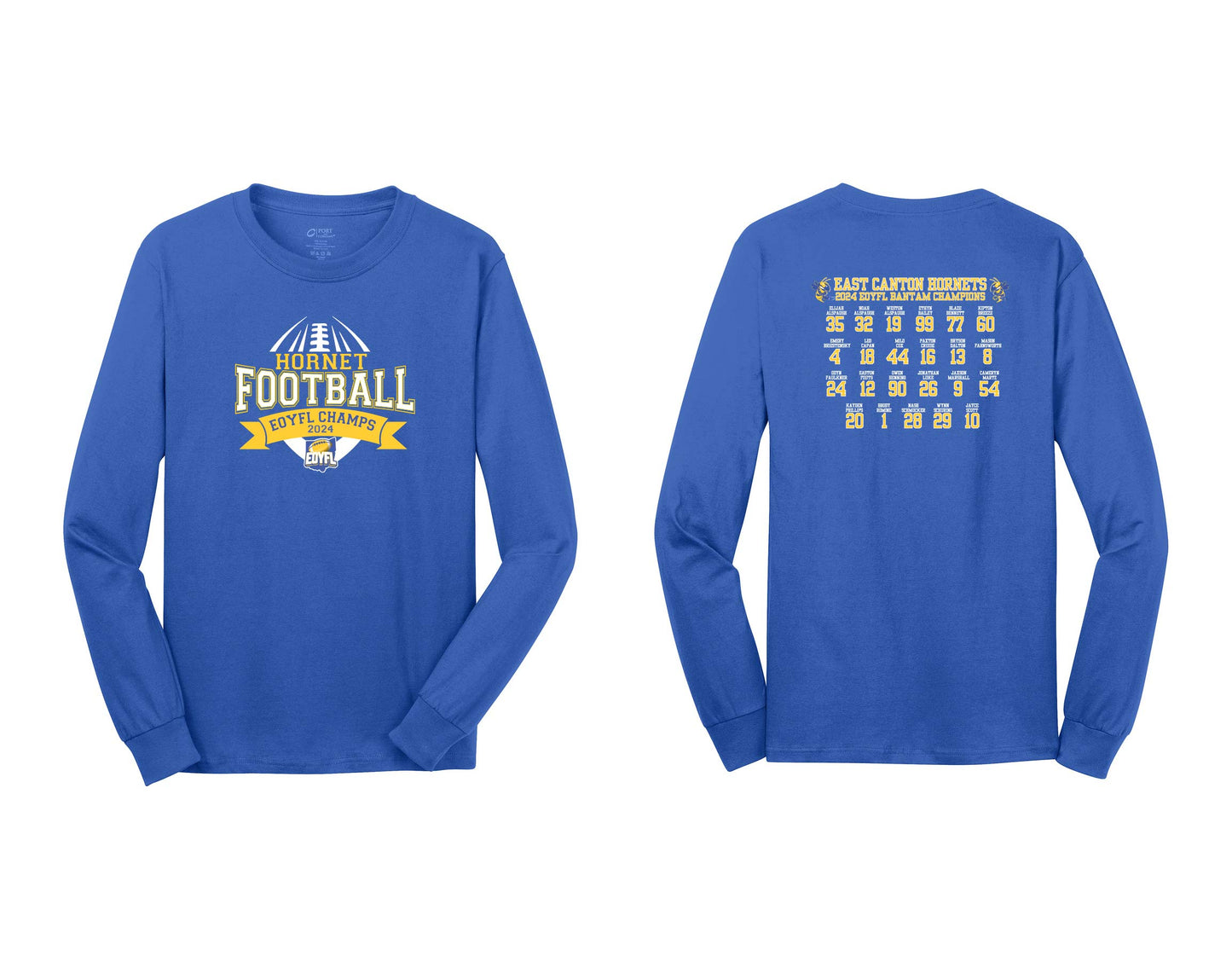 BANTAM ECYF Champions Long Sleeve Shirt