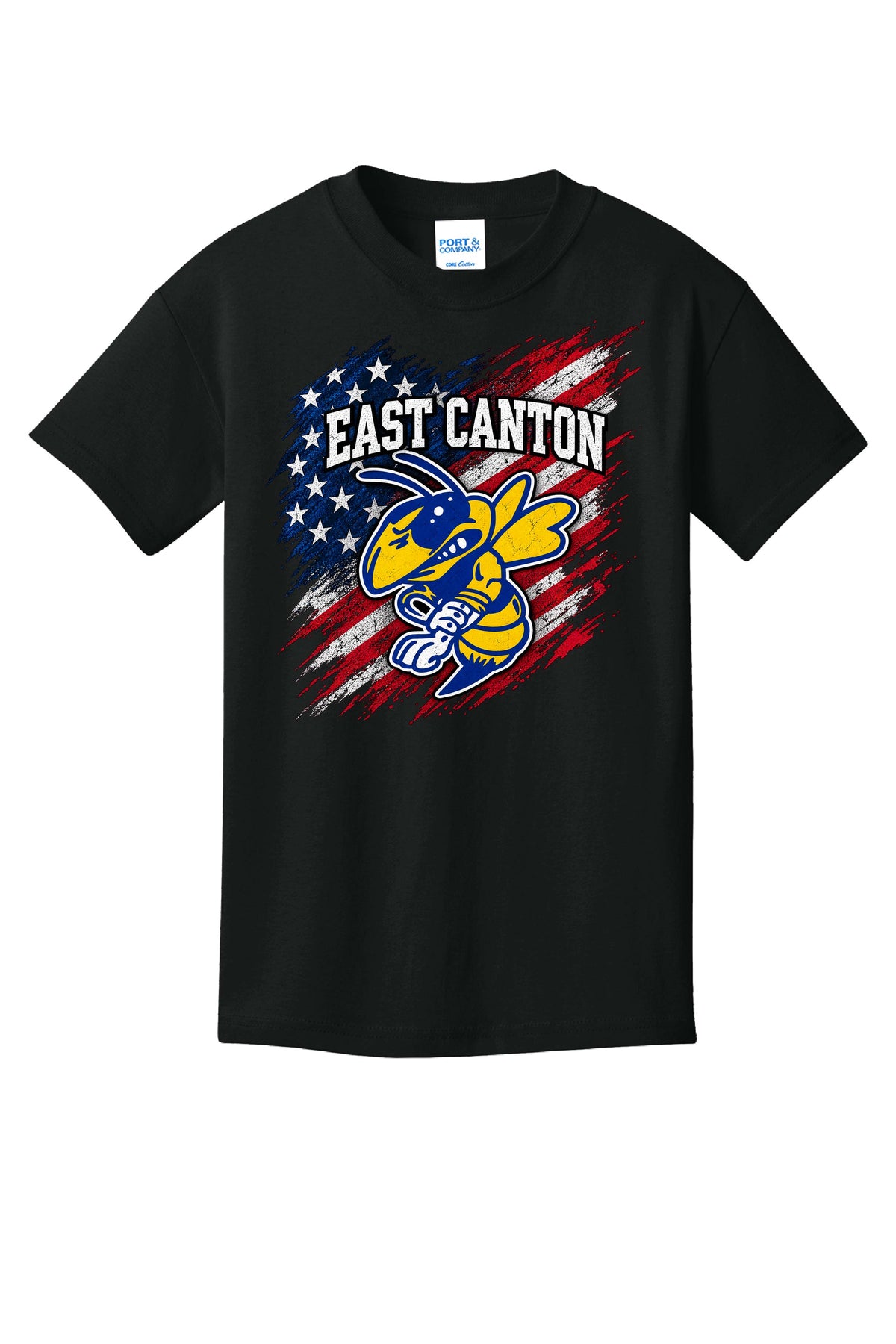 Hornets USA Cotton T-Shirt - Black