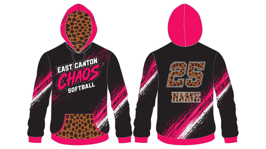 EC Chaos Player Replica Dye Sublimated Hoodie - WITH NAME & NUMBER
