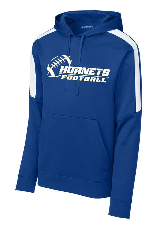 East Canton Football Unisex Performance Hoodie - Royal/White