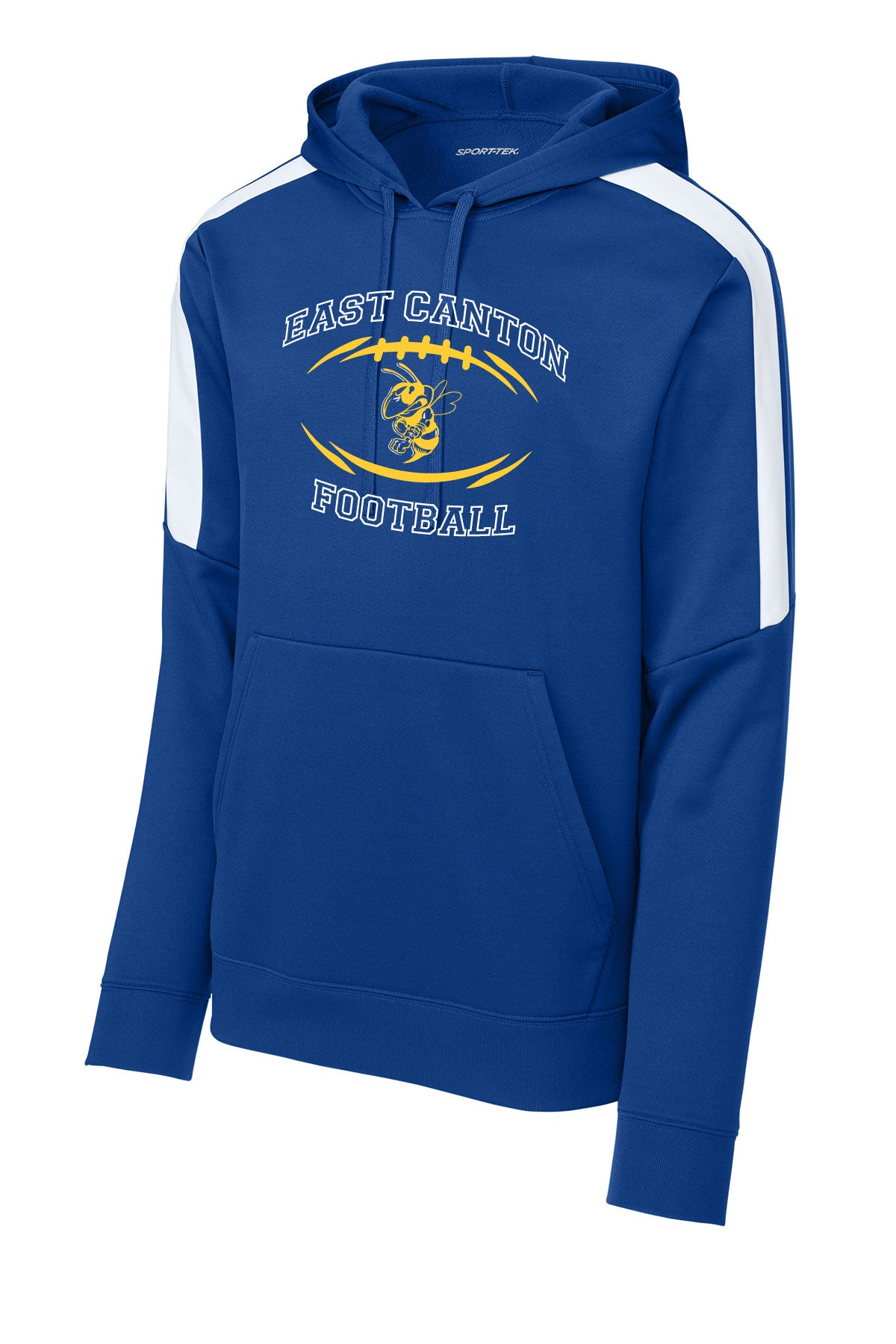 Adult Unisex EC Hornets Football Performance Hooded Sweatshirt - Royal