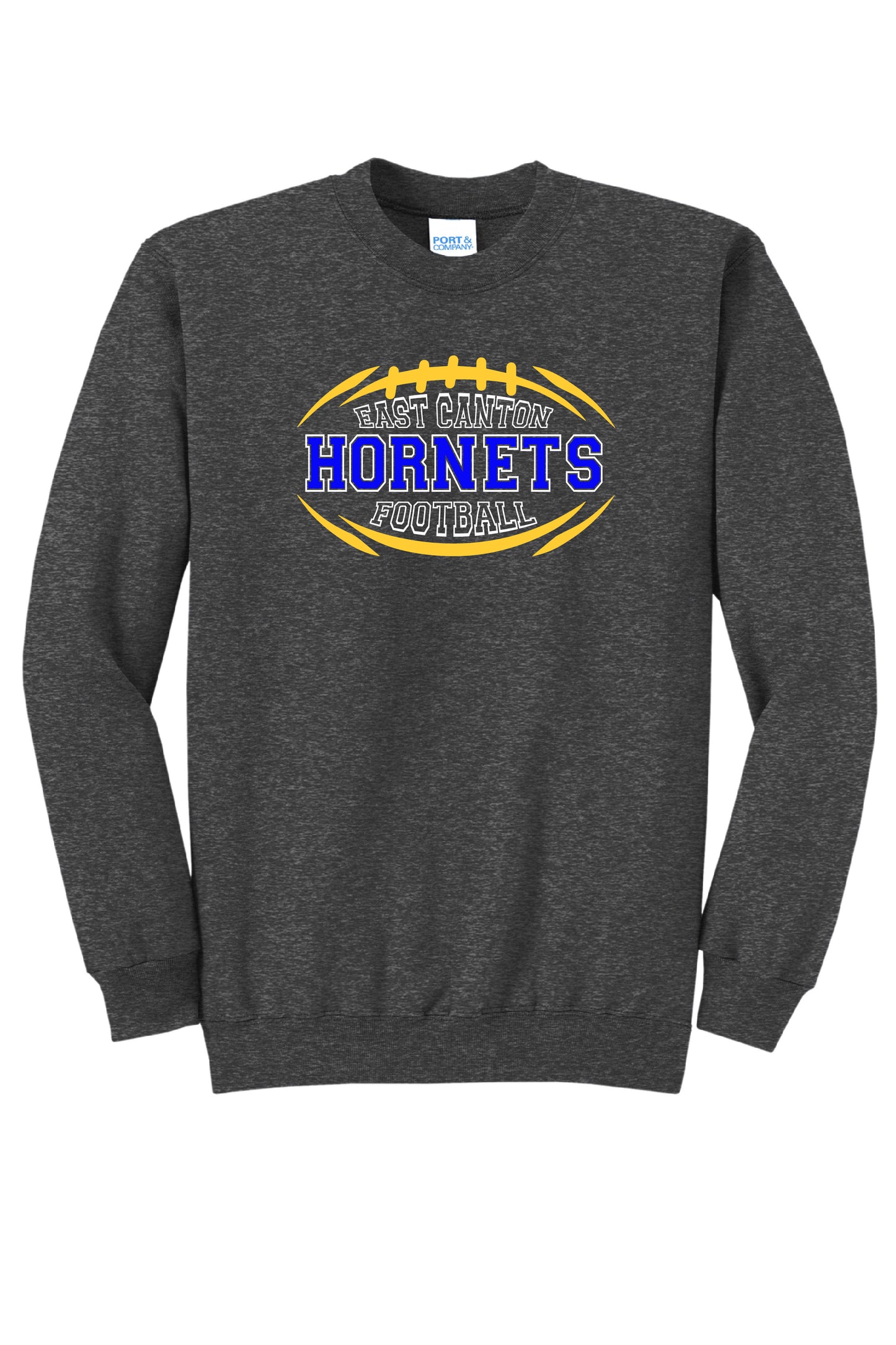 Adult Unisex  EC Hornets Football Crewneck Sweatshirt