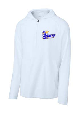 East Canton Football Coaches Long Sleeve Jacket with Hood - White