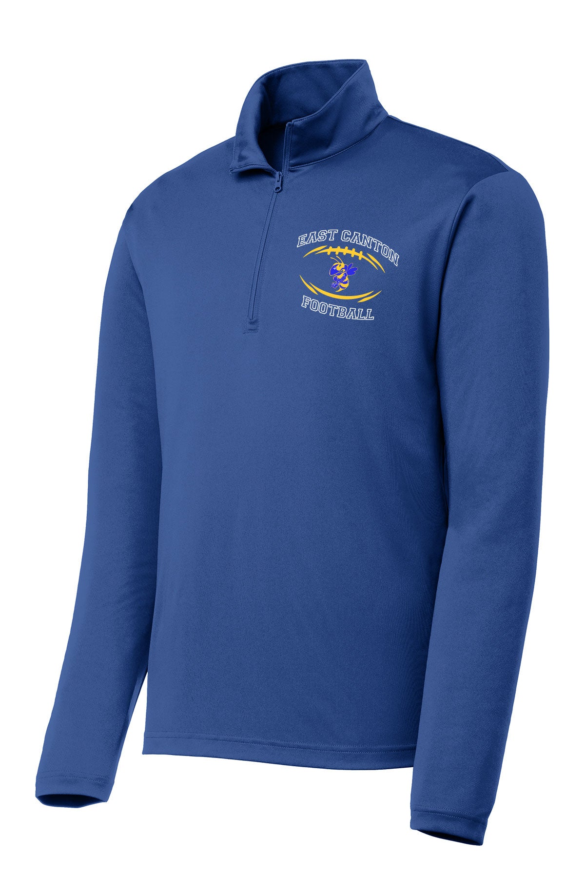 Mens Half Zip Pullover - Blue