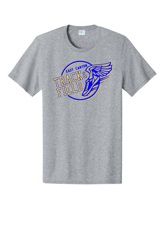 EC Track & Field Cotton T-Shirt - Athletic Grey