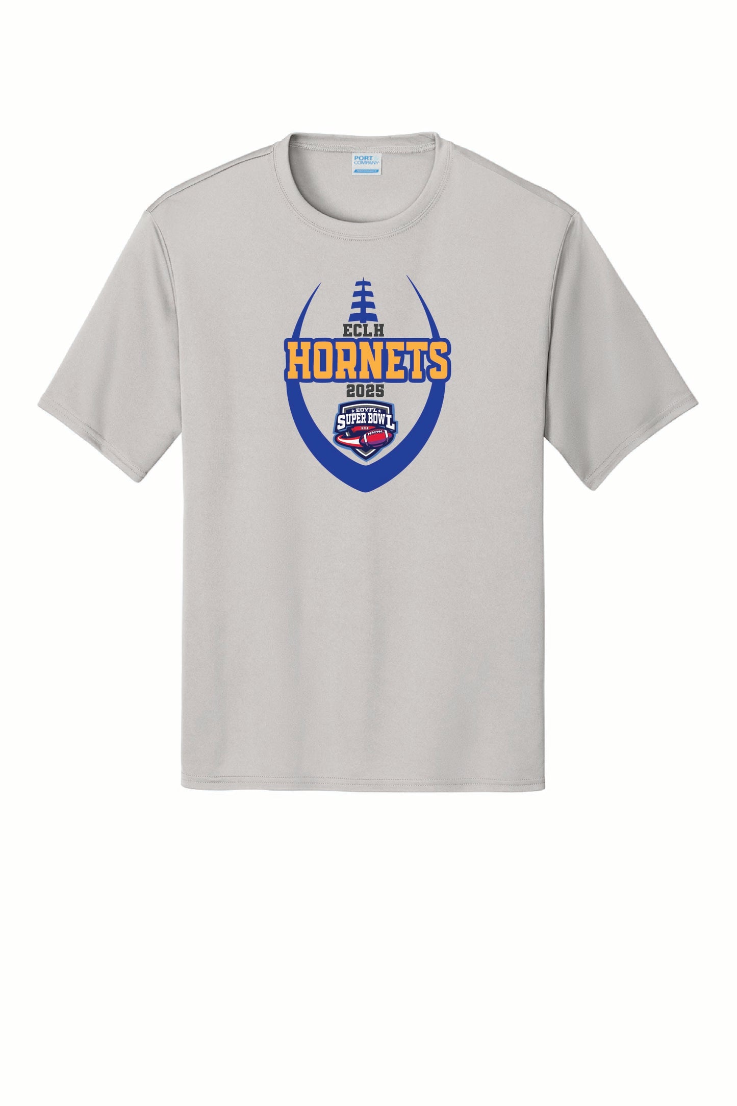 **24 HOUR SALE** Adult ECLH Football Championship Short Sleeve Dri-Fit T-Shirt with Dye Sublimation Print