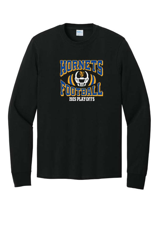 *NEW* EC Hornets 2025 Football Playoffs Long Sleeve T-Shirt - Black