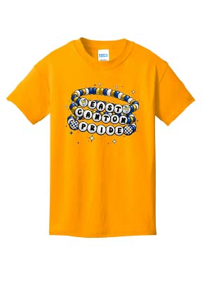 Hornets Football Pride Cotton T-Shirt - Gold