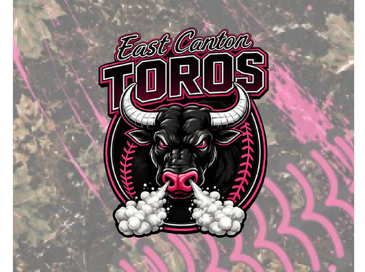 East Canton Toros Softball Fleece Blanket - NO NAME