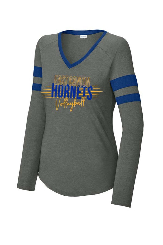 EC Hornets Volleyball Womens Long Sleeve Tee